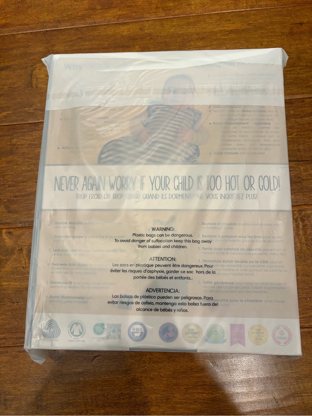 BNIB Woolino 4 Season Ultimate Baby Sleep Sack - Picture 3 of 4